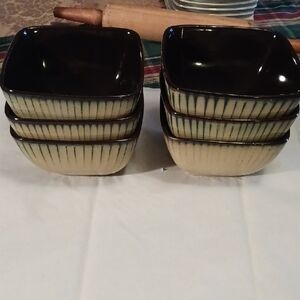 Threshold Bamboo Stoneware Noodle Bowl
